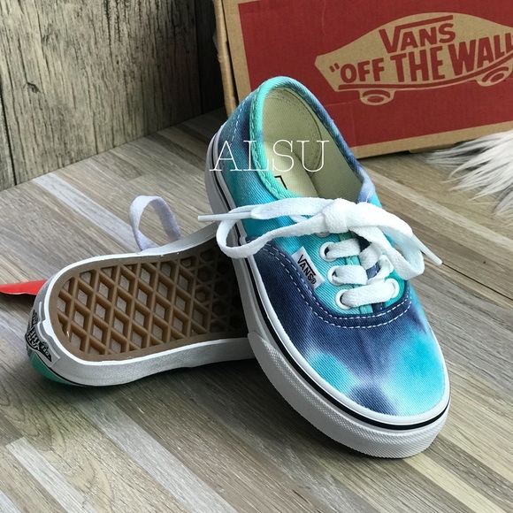 NWT VANS Authentic Tie Dye Navy Kid’s - Picture 5 of 7